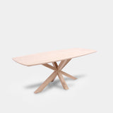 Tafel Deens Ovaal eikenhout - Matrix hout - onbehandeld