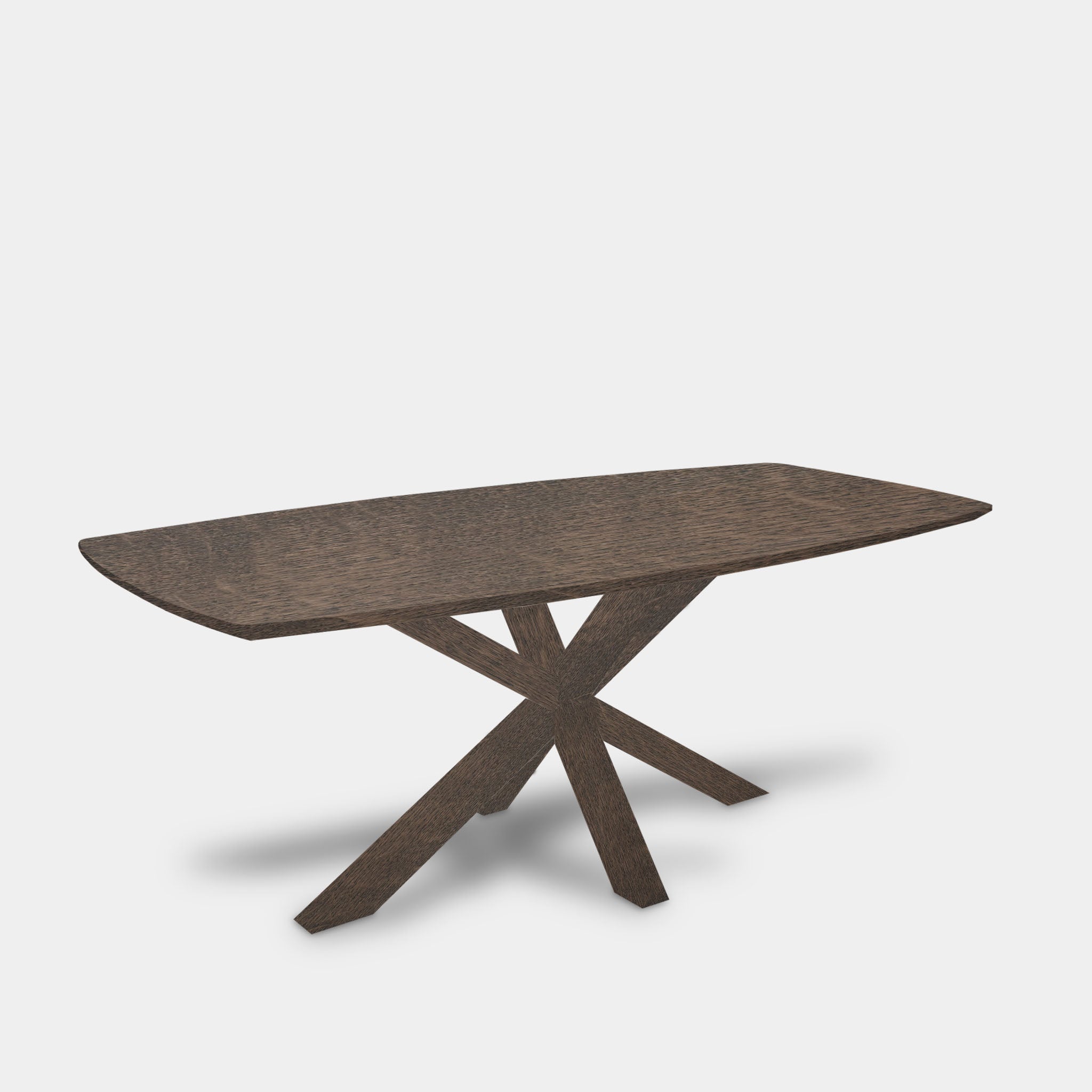 Tafel Deens Ovaal eikenhout - Matrix hout - Zand