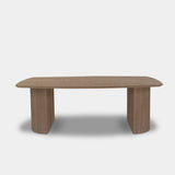 Tafel Deens Ovaal Eikenhout - Half Rond - Pura Natura