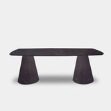 Tafel Deens Ovaal Eikenhout - Set Kegelpoot - Night Glow
