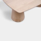 Tafel Deens Ovaal Eikenhout - Set Kegelpoot - Onbehandeld