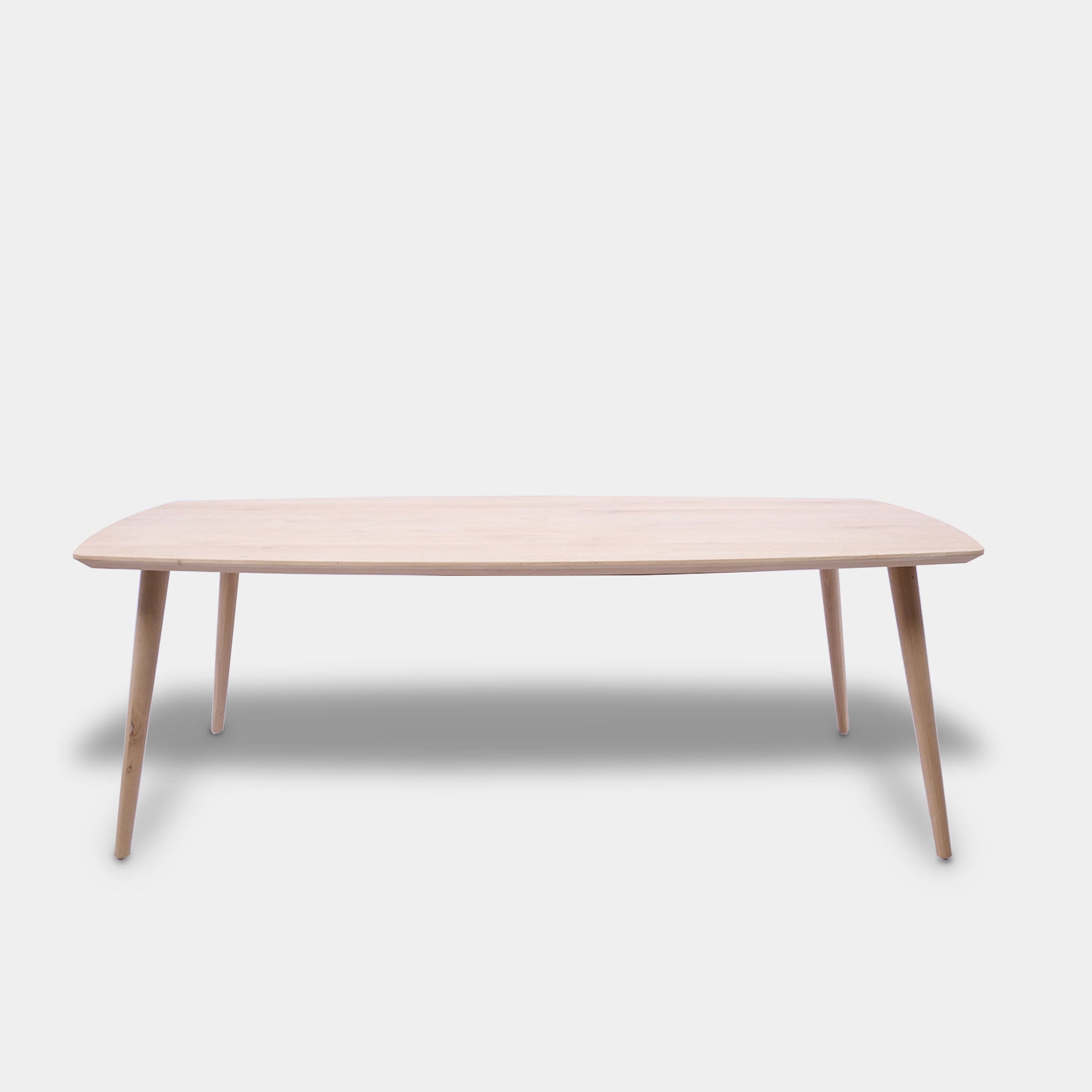 Tafel Deens Ovaal Eikenhout - Konisch - Onbehandeld