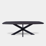 Tafel Deens Ovaal Eikenhout - Matrix XL- Donker Eiken