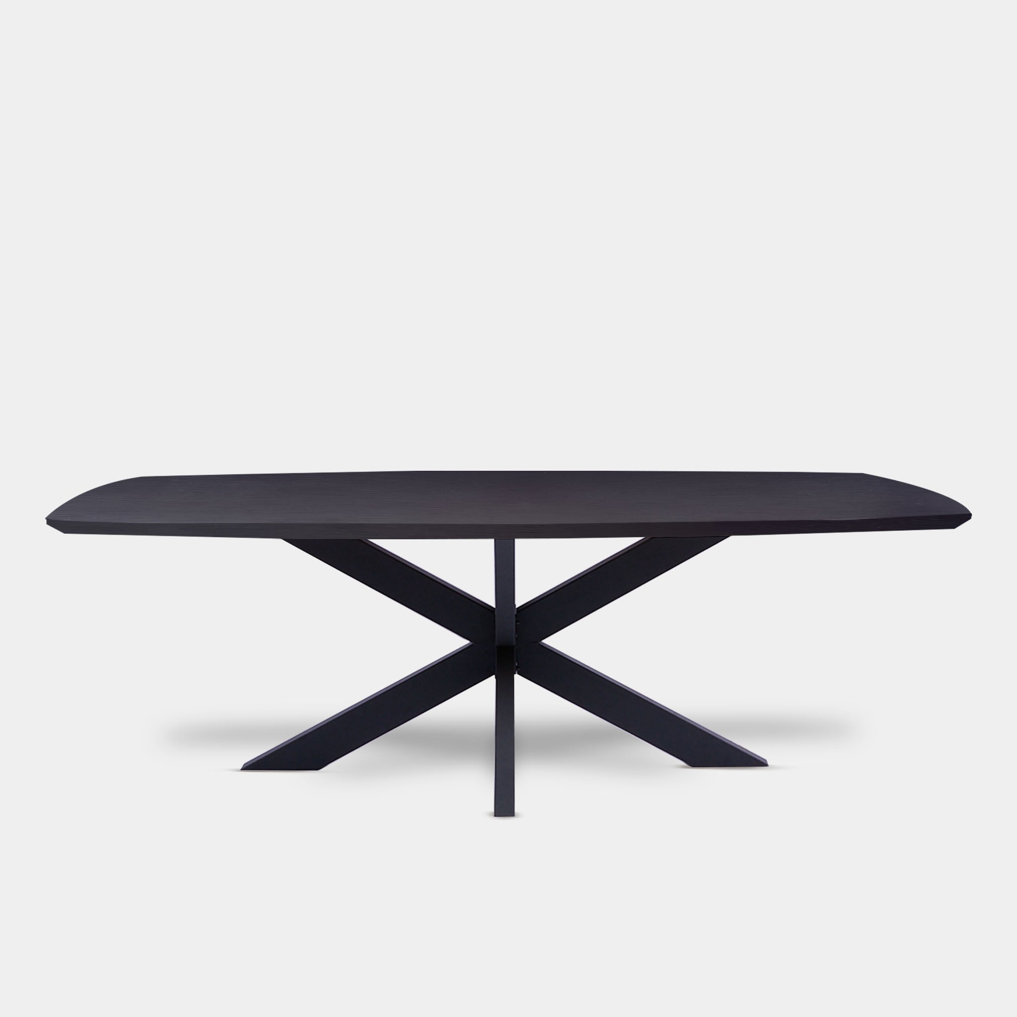 Tafel Deens Ovaal Eikenhout - Matrix XL- Donker Eiken