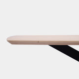 Tafel Deens Ovaal Eikenhout - Matrix XL- Onbehandeld