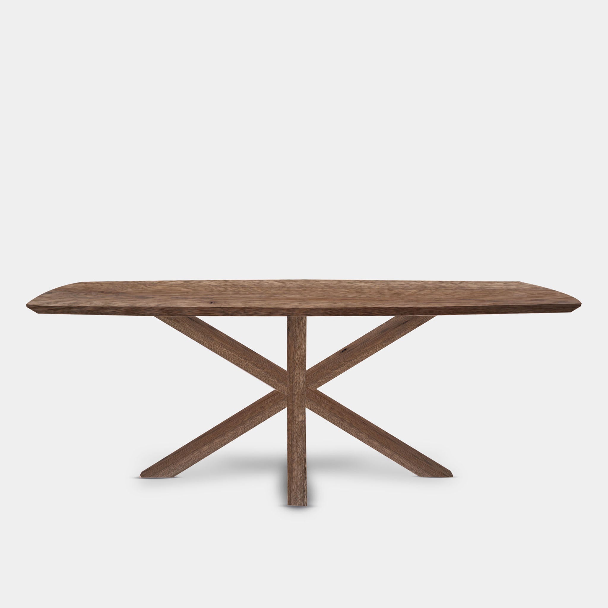 Tafel Deens Ovaal eikenhout - Matrix hout - Cinnamon