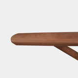 Tafel Deens Ovaal eikenhout - Matrix hout - Toscane 102