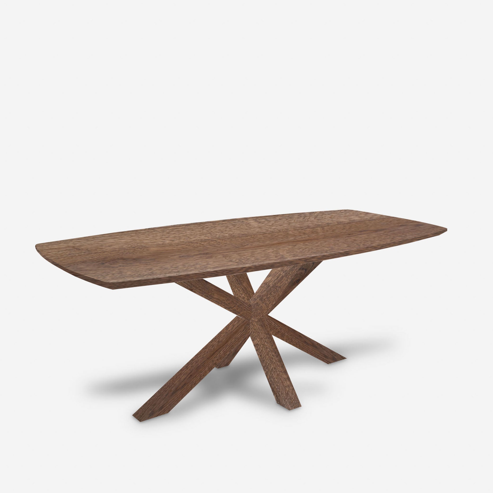 Tafel Deens Ovaal eikenhout - Matrix hout - Cinnamon