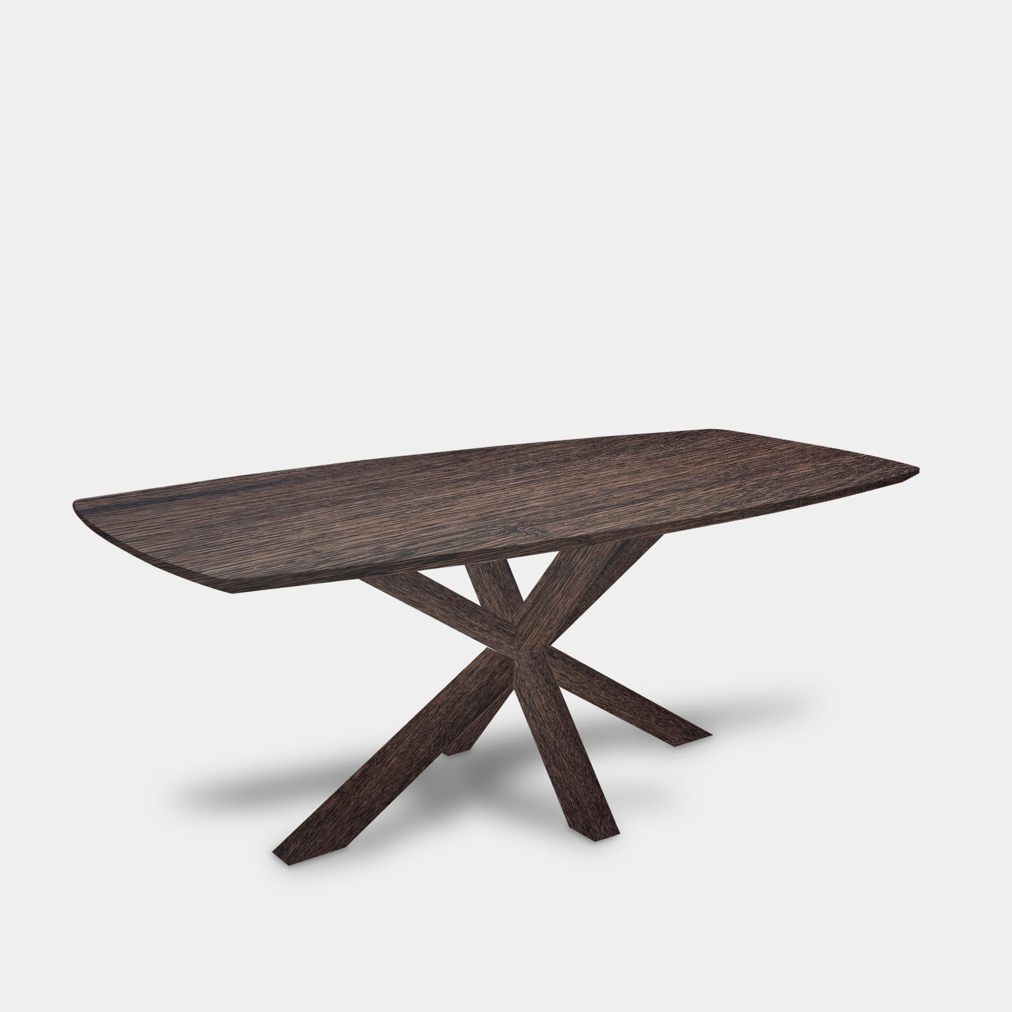 Tafel Deens Ovaal eikenhout - Matrix hout - Dear Brown
