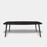 Table Danish Oval Oak - Conical - Dark Grey