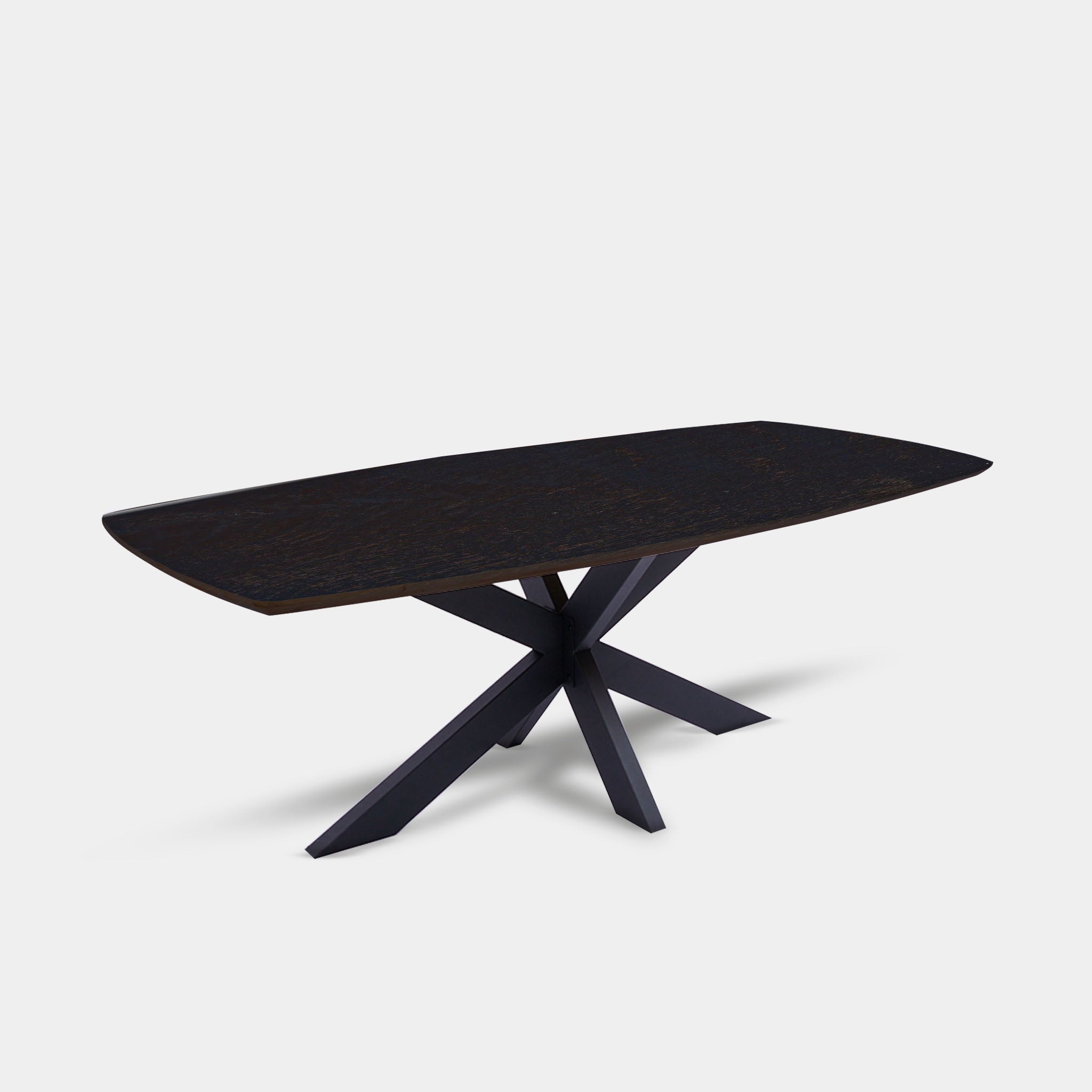 Tafel Deens Ovaal Eikenhout - Matrix XL- Dark Grey