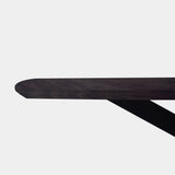 Danish Oval Table Oak - Matrix - Dark Grey