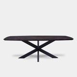 Danish Oval Table Oak - Matrix - Dark Grey