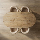 Tafel Feti - Plat ovaal - Matrix Hout Taps