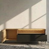 TPT TV-Meubel Toronto - 154 cm - Massief Wild Eikenhout