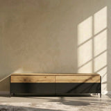 TV-Meubel Boston Groot - 200 cm - Massief Wild Eikenhout