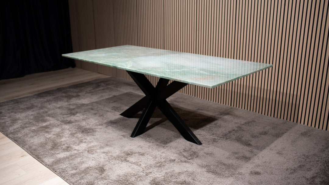 Green Fantasy Eettafel – Rechthoekig (210x100 cm)