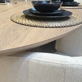 Tafel Ovaal Eikenhout - Matrix Hout - Cinnamon