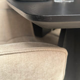 Tafel Deens Ovaal Eikenhout - Set Driehoek - Donker Eiken