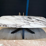 Table à manger Belvedere - Ovale danoise (100 x 220 cm)