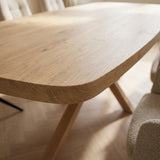 Black Friday Tafel Arle - Deens Ovaal - Massief Eikenhout