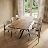 Tafel Daisy - Rechthoekig - Massief Eikenhout