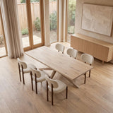 Tafel Nane - Rechthoekig - Massief Eikenhout