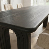Black Friday Tafel Doria  - Rechthoekig - Massief Eikenhout
