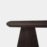 Tafel Deens Ovaal Eikenhout - Set Kegelpoot - Dear Brown