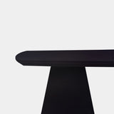 Tafel Deens Ovaal Eikenhout - Set Kegelpoot - Donker Eiken