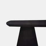 Tafel Deens Ovaal Eikenhout - Set Kegelpoot - Night Glow
