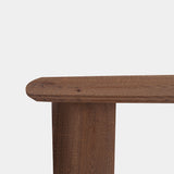 Tafel Deens Ovaal Eikenhout - Half Rond - Cinnamon