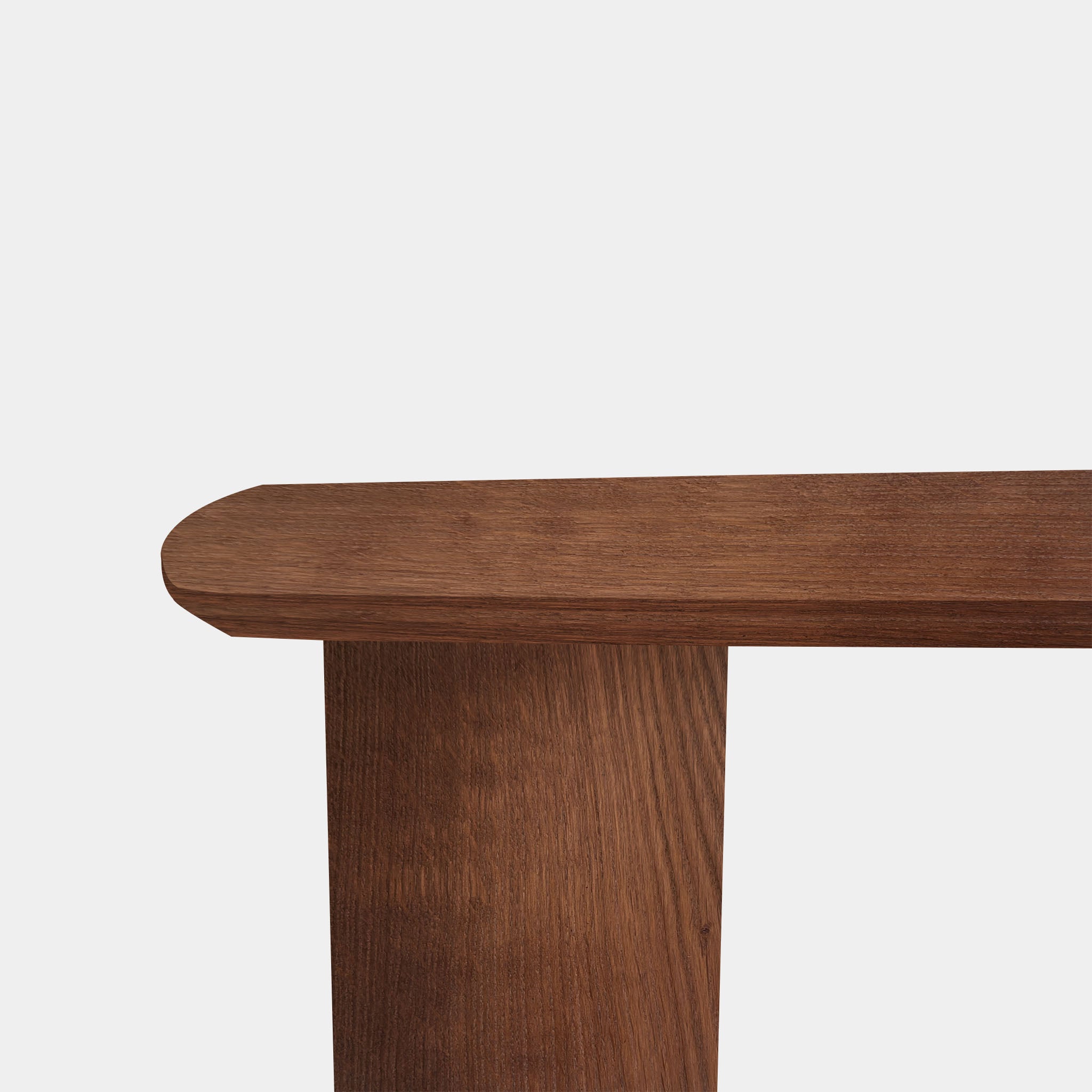 Tafel Deens Ovaal Eikenhout - Half Rond - Toscane 102