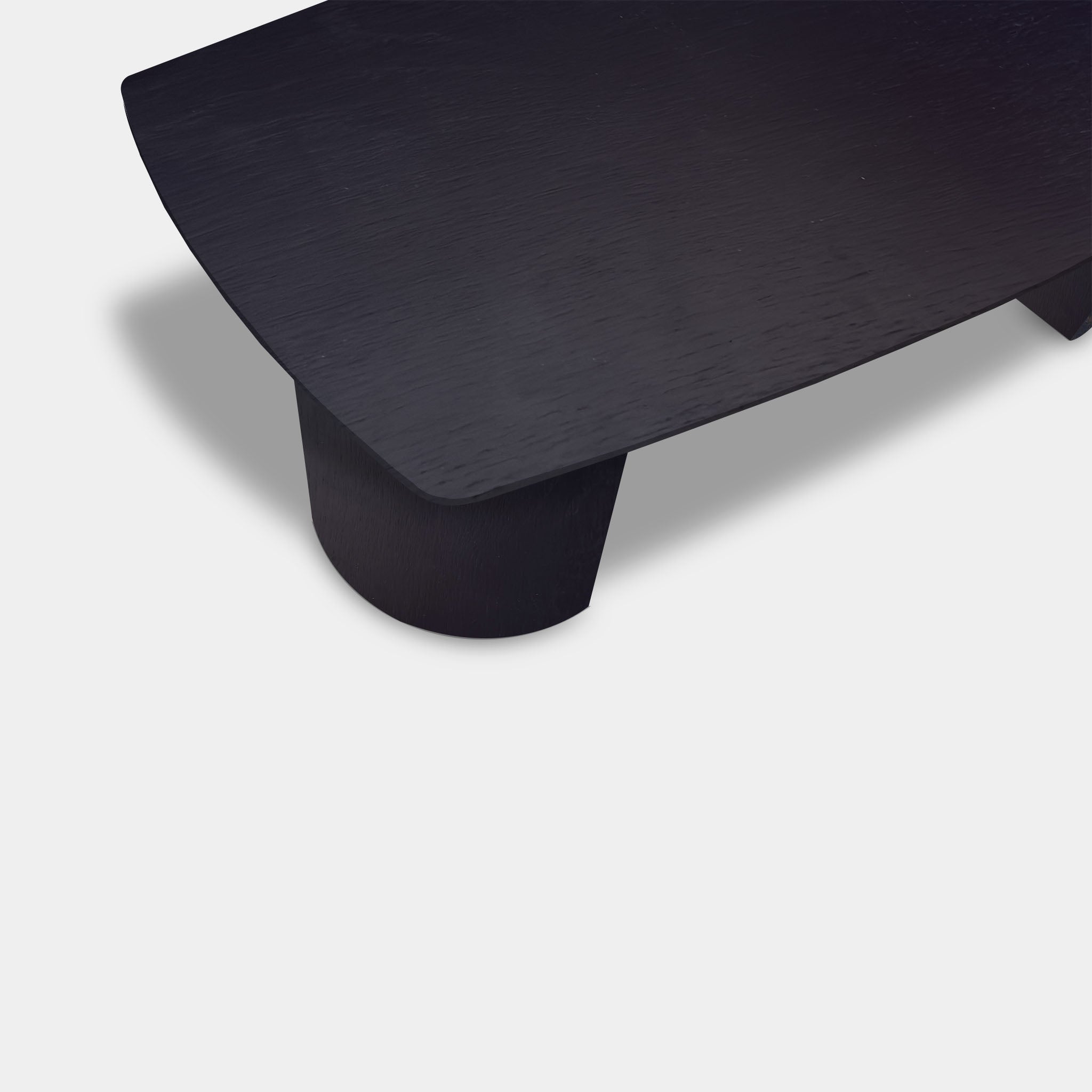 Tafel Deens Ovaal Eikenhout - Half Rond - Donker Eiken
