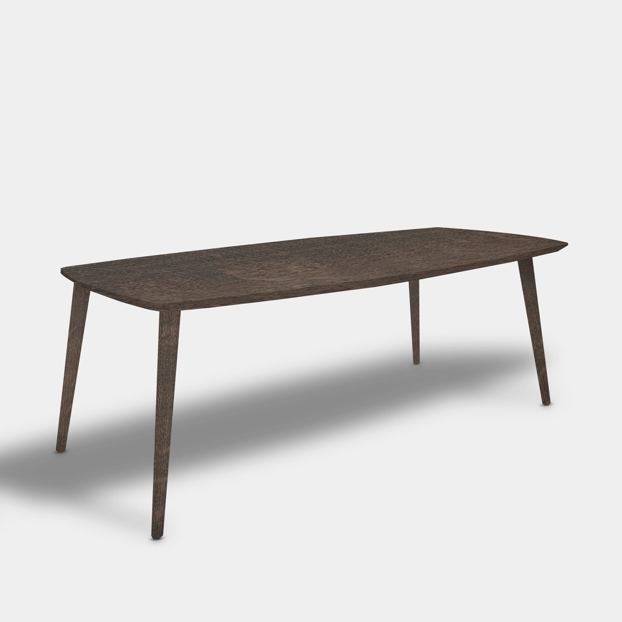 Tafel Deens Ovaal Eikenhout - Konisch - Zand