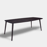Table Danish Oval Oak - Conical - Dark Grey