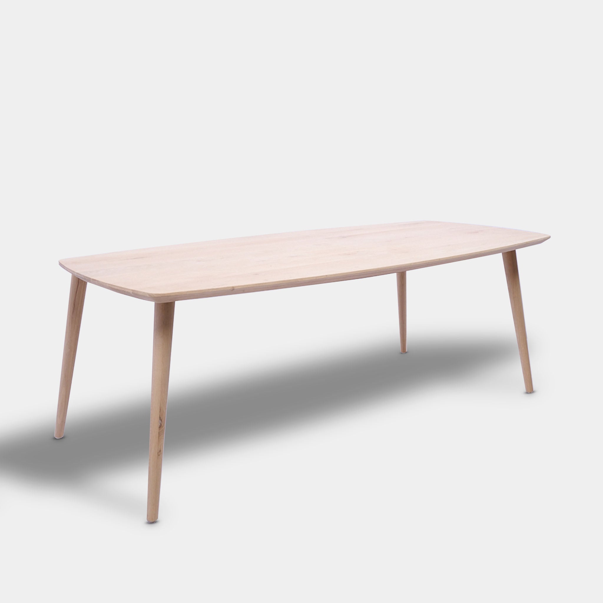 Tafel Deens Ovaal Eikenhout - Konisch - Onbehandeld