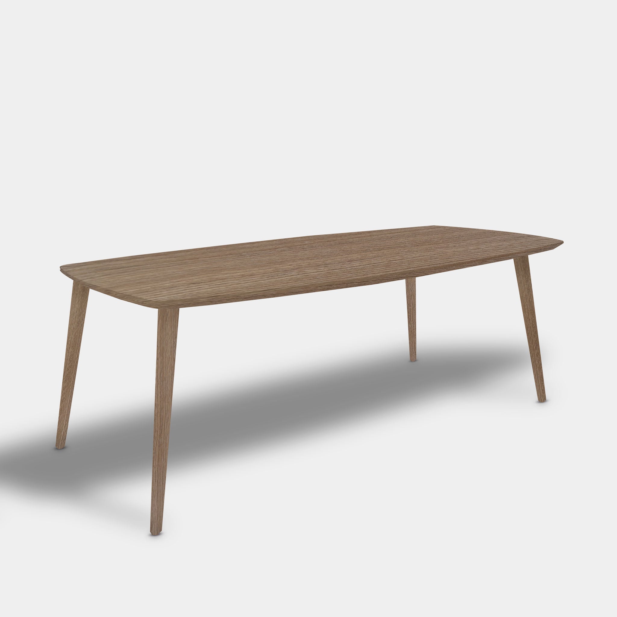 Tafel Deens Ovaal Eikenhout - Konisch - Pura Natura