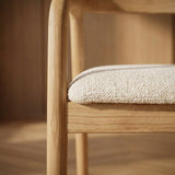 Japandi Eetkamerstoel Nagi – Natural & Beige