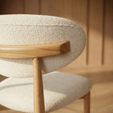 Japandi Eetkamerstoel Mei – Natural & Beige