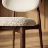 Japandi Eetkamerstoel Mei – Walnut