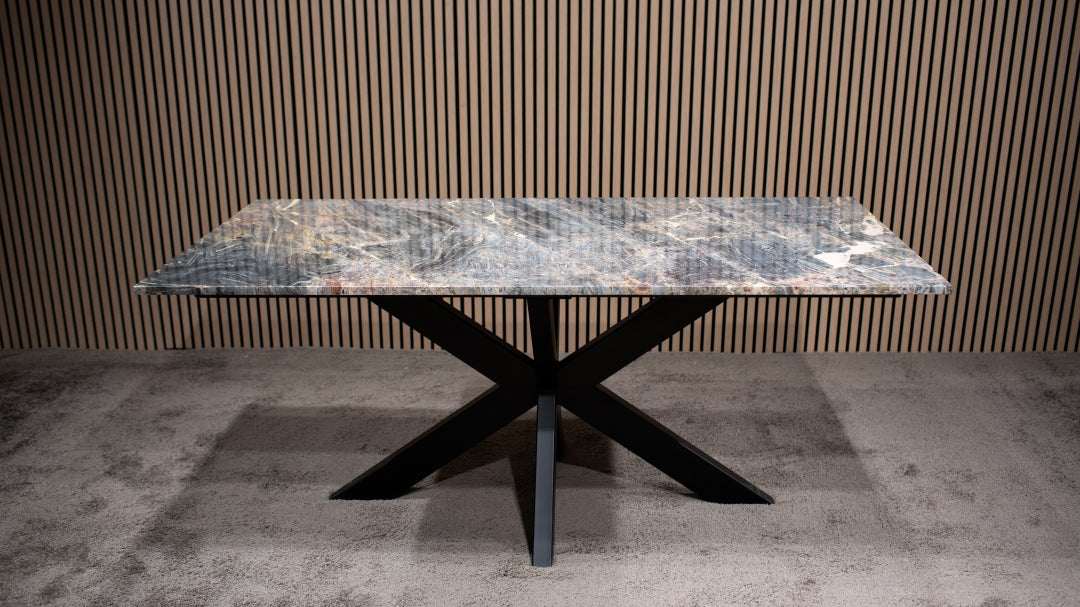 Memphis Dark Eettafel – Rechthoekig (90x190 cm)