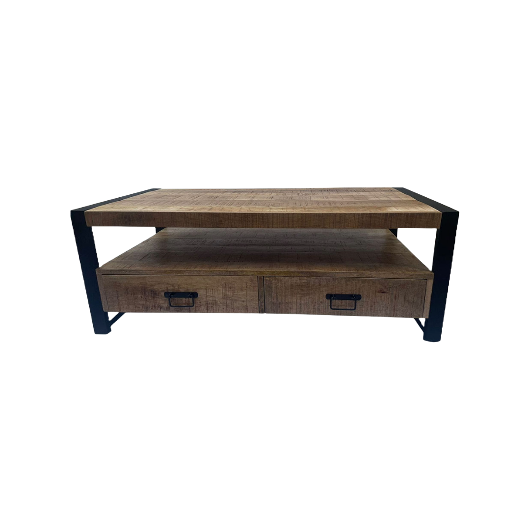 Salontafel Boaz met 4 lades | 120 cm - Inrichting Op Maat