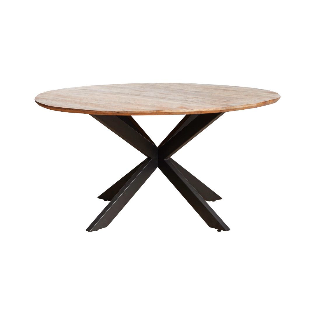 Eettafel Arlington | Rond | 120 cm - Inrichting Op Maat