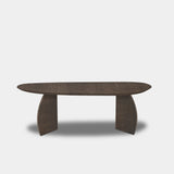Tafel organisch eikenhout - Set Driehoek - Zand
