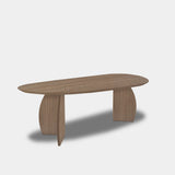 Tafel organisch eikenhout - Set Driehoek - Pura Natura