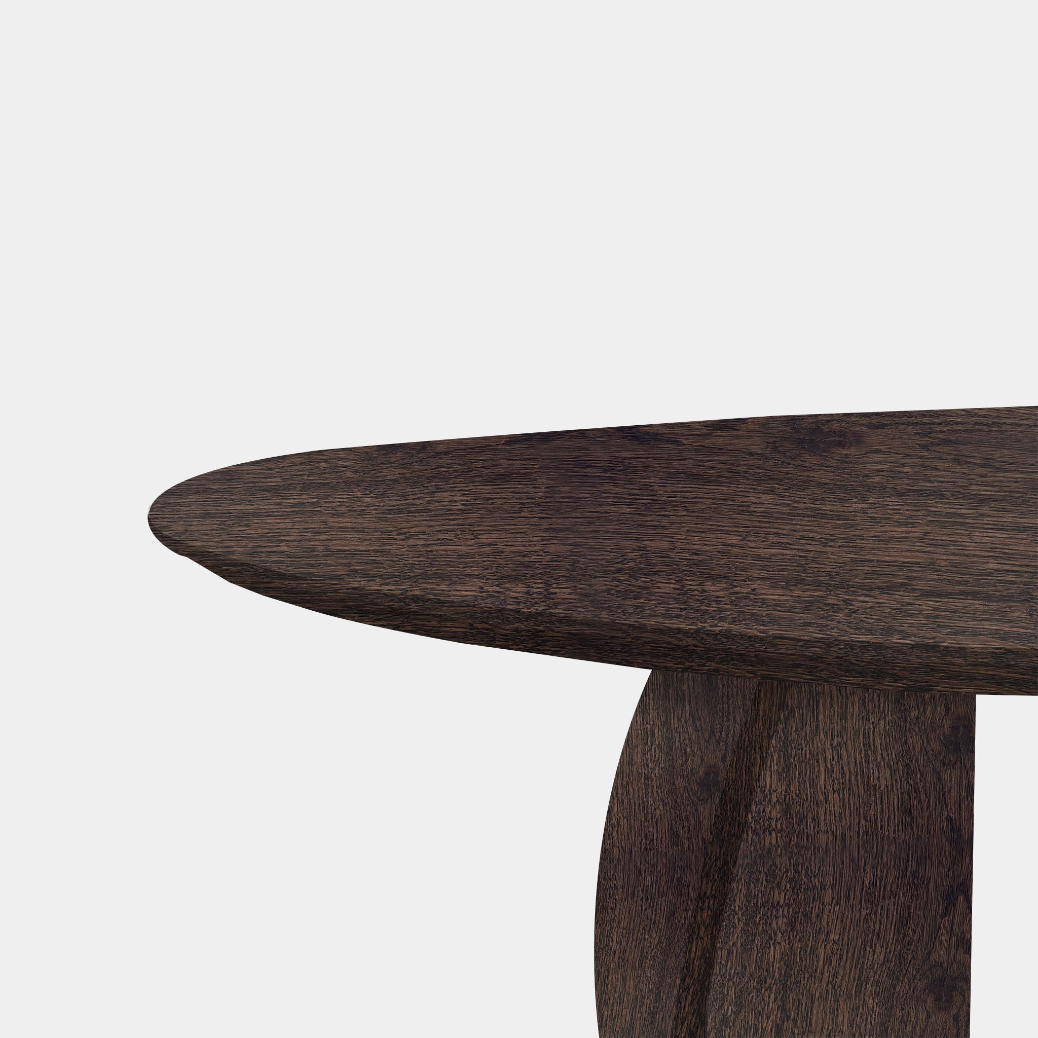 Table organic oak wood - Set Triangle - Dear Brown