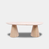 Table en chêne biologique - Pied conique - Non traité