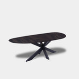 Tafel organisch eikenhout - Matrix - Dark Grey