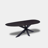 Tafel organisch eikenhout - Matrix XL - Night Glow